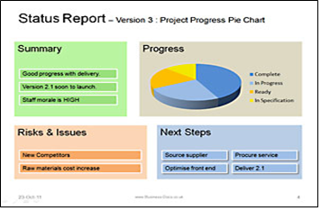 progress report format